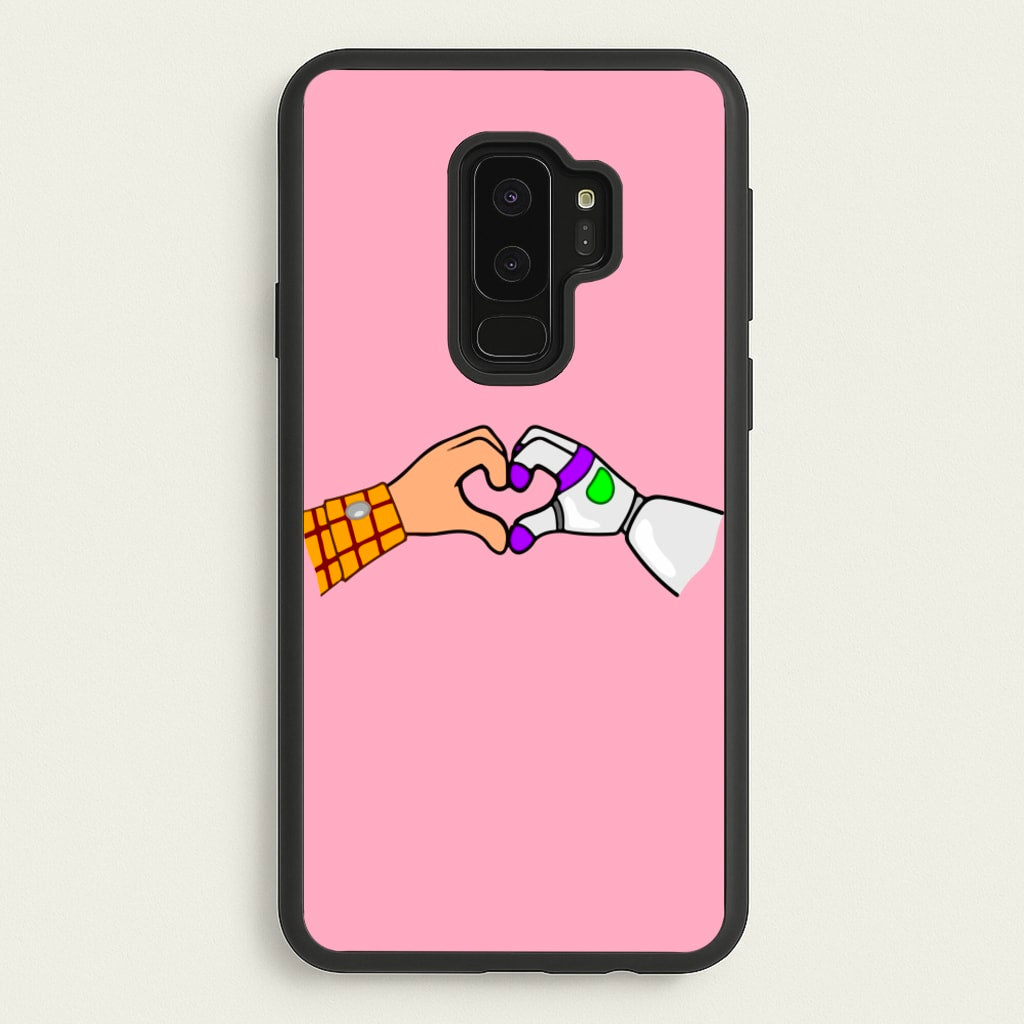 Woody And Buzz Love - Disney Phone Case for Galaxy S9 Plus