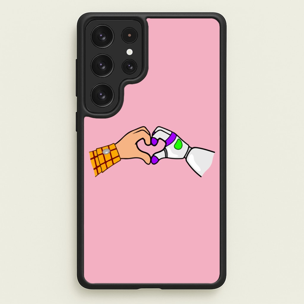 Woody And Buzz Love - Disney Phone Case for Galaxy S22 Ultra