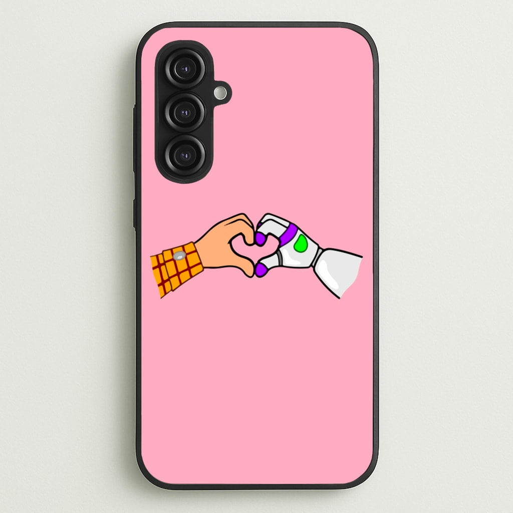 Woody And Buzz Love - Disney Phone Case for Galaxy S23FE