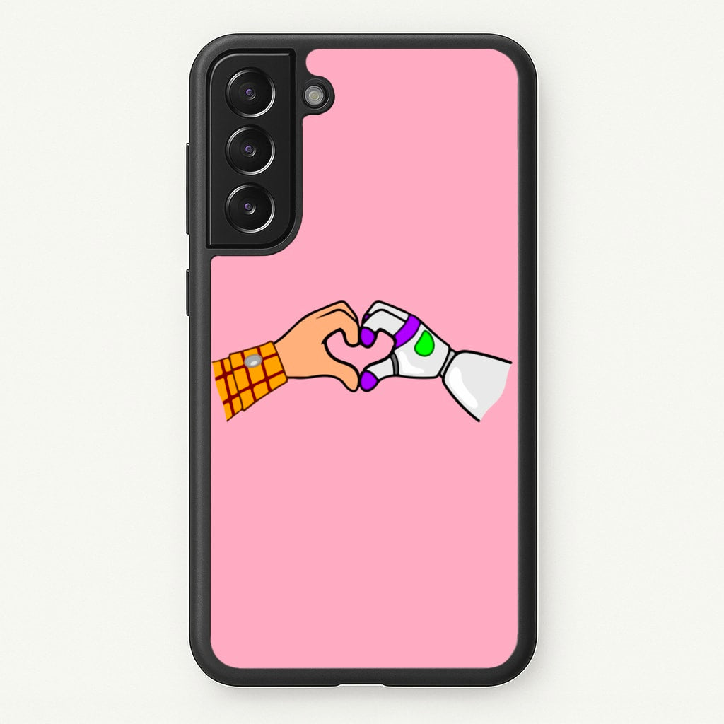 Woody And Buzz Love - Disney Phone Case for Galaxy S21