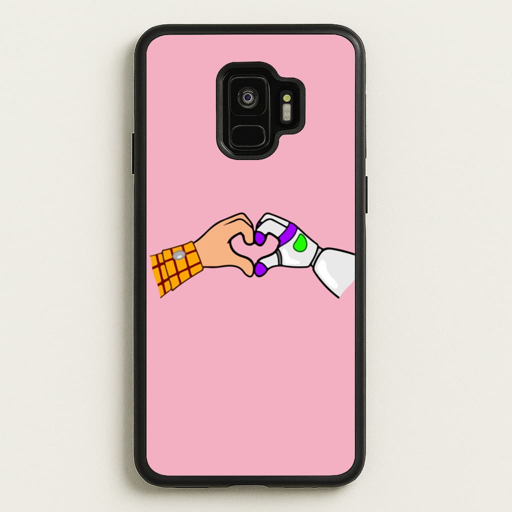 Woody And Buzz Love - Disney Phone Case for Galaxy S9