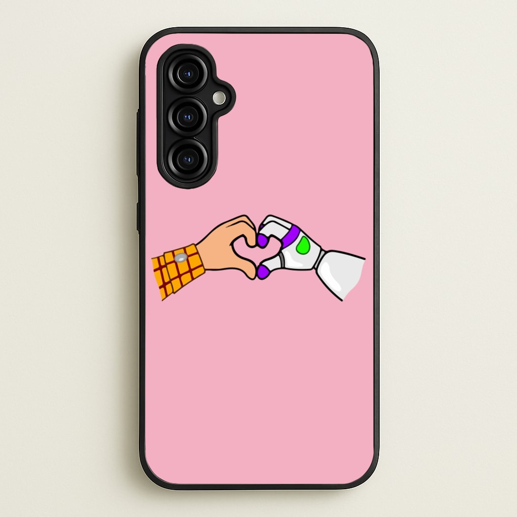 Woody And Buzz Love - Disney Phone Case for Galaxy A54