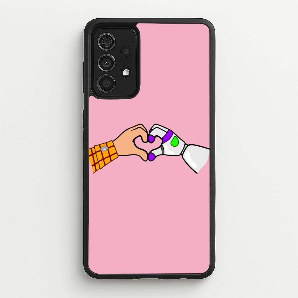 Woody And Buzz Love - Disney Phone Case for Galaxy A52 / A52s