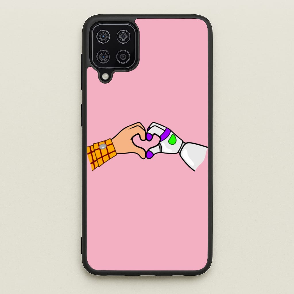 Woody And Buzz Love - Disney Phone Case for Galaxy A12
