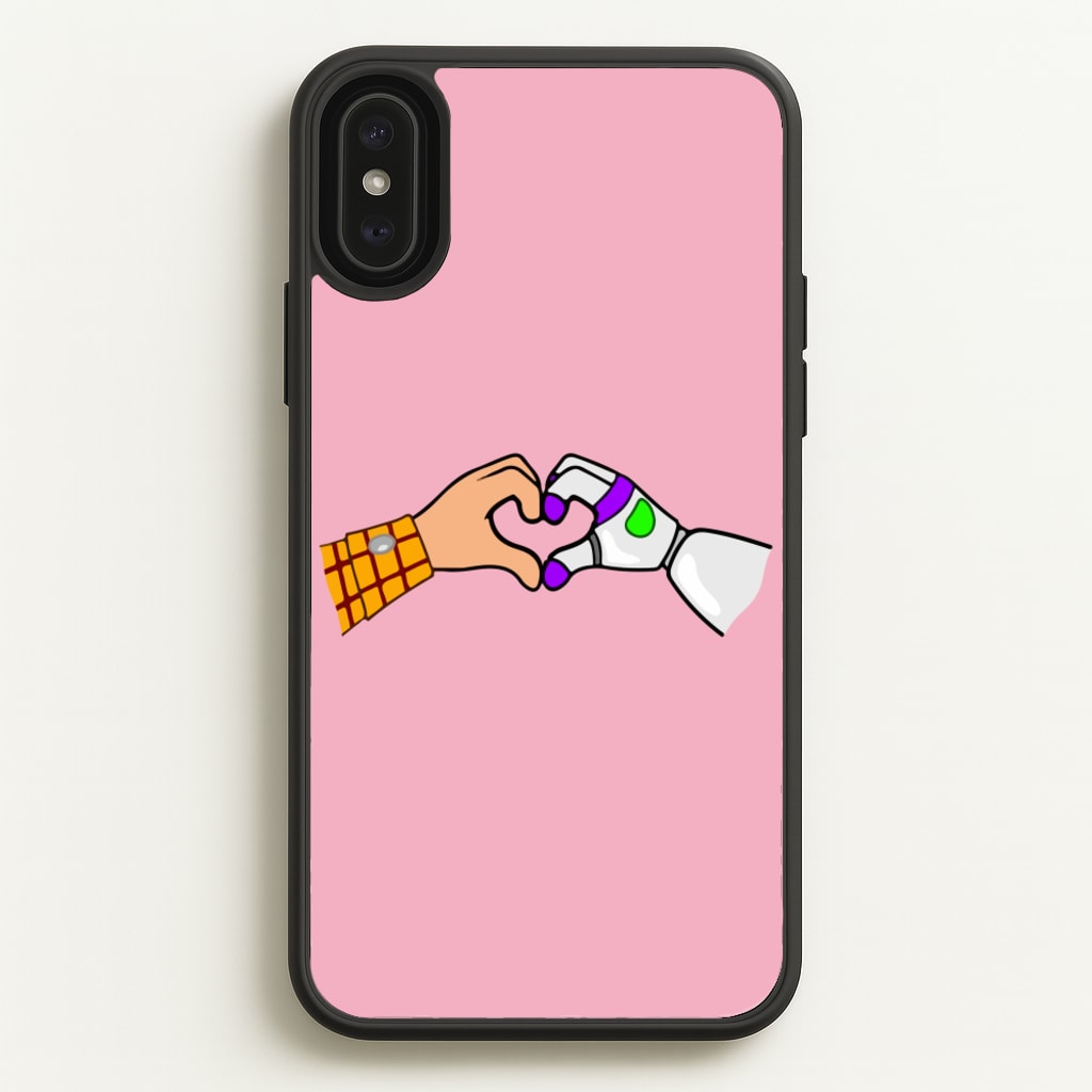 Woody And Buzz Love - Disney Phone Case for iPhone XS Max