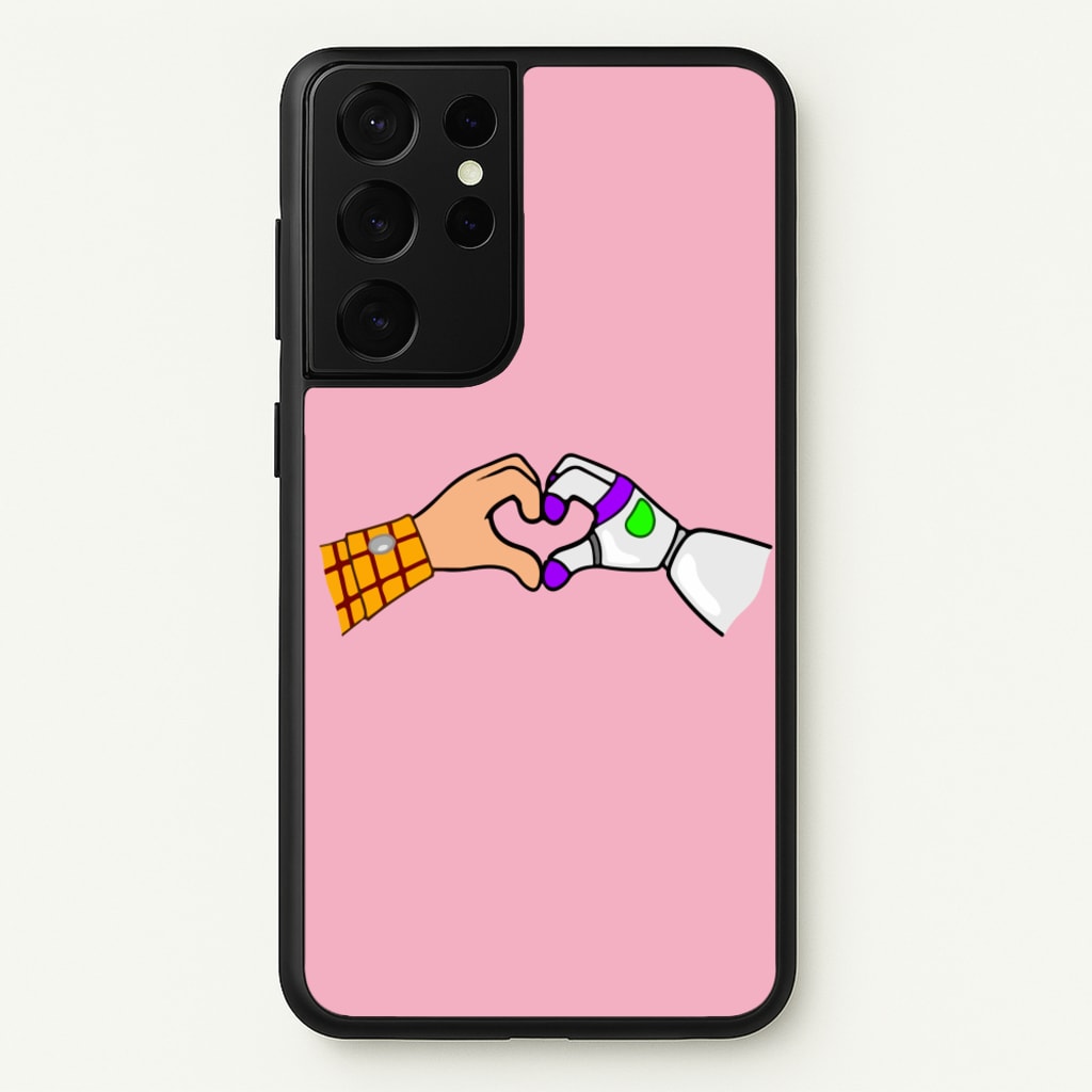 Woody And Buzz Love - Disney Phone Case for Galaxy S21 Ultra