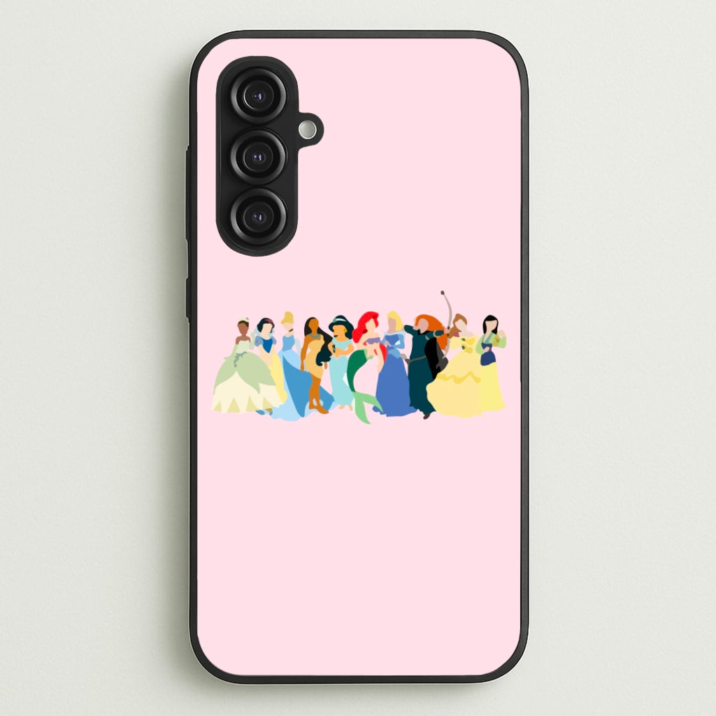 Fairytale Princesses Cast - Disney Phone Case for Galaxy S23FE