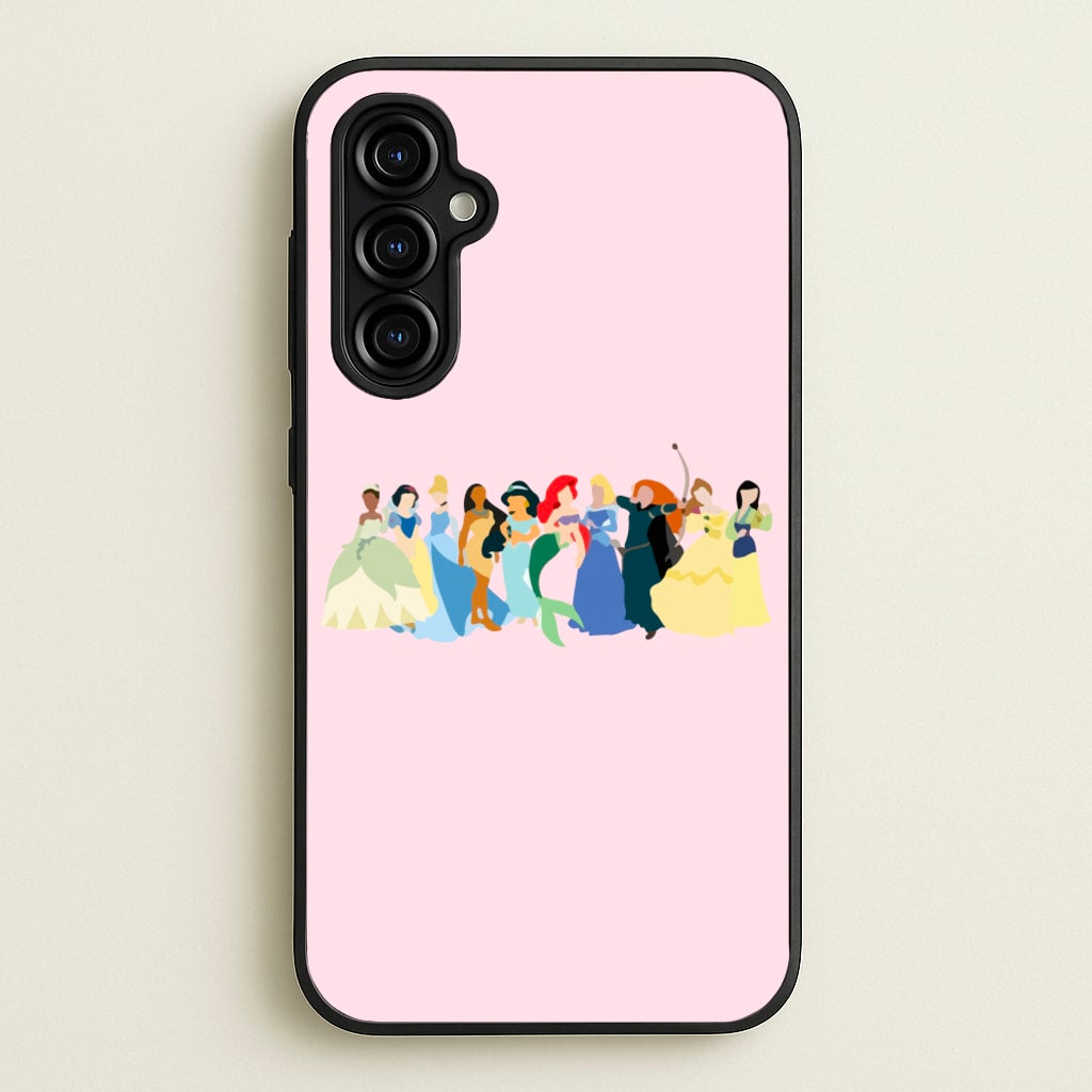 Fairytale Princesses Cast - Disney Phone Case for Galaxy A54