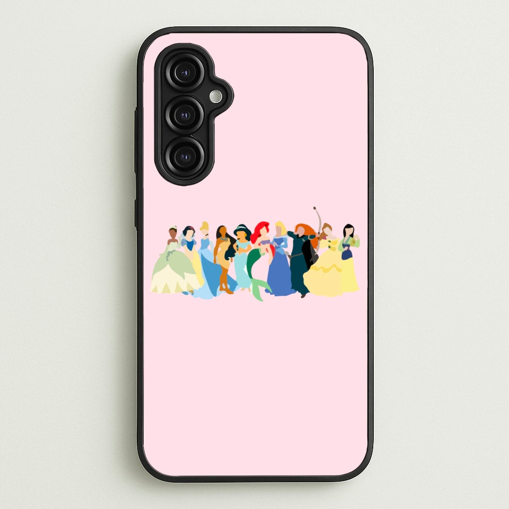Fairytale Princesses Cast - Disney Phone Case for Galaxy A14