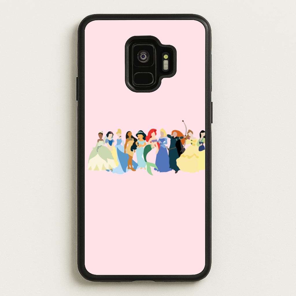 Fairytale Princesses Cast - Disney Phone Case for Galaxy S9