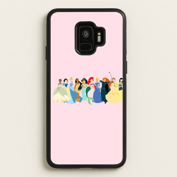 Fairytale Princesses Cast - Disney Phone Case for Galaxy S9