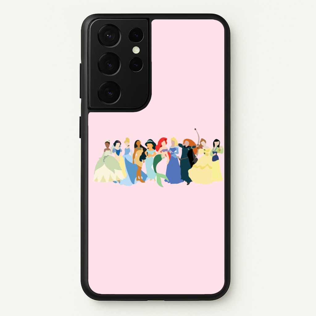 Fairytale Princesses Cast - Disney Phone Case for Galaxy S21 Ultra