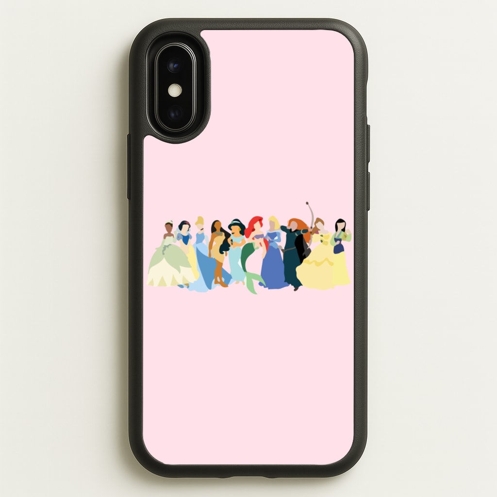 Fairytale Princesses Cast - Disney Phone Case for iPhone X / XS