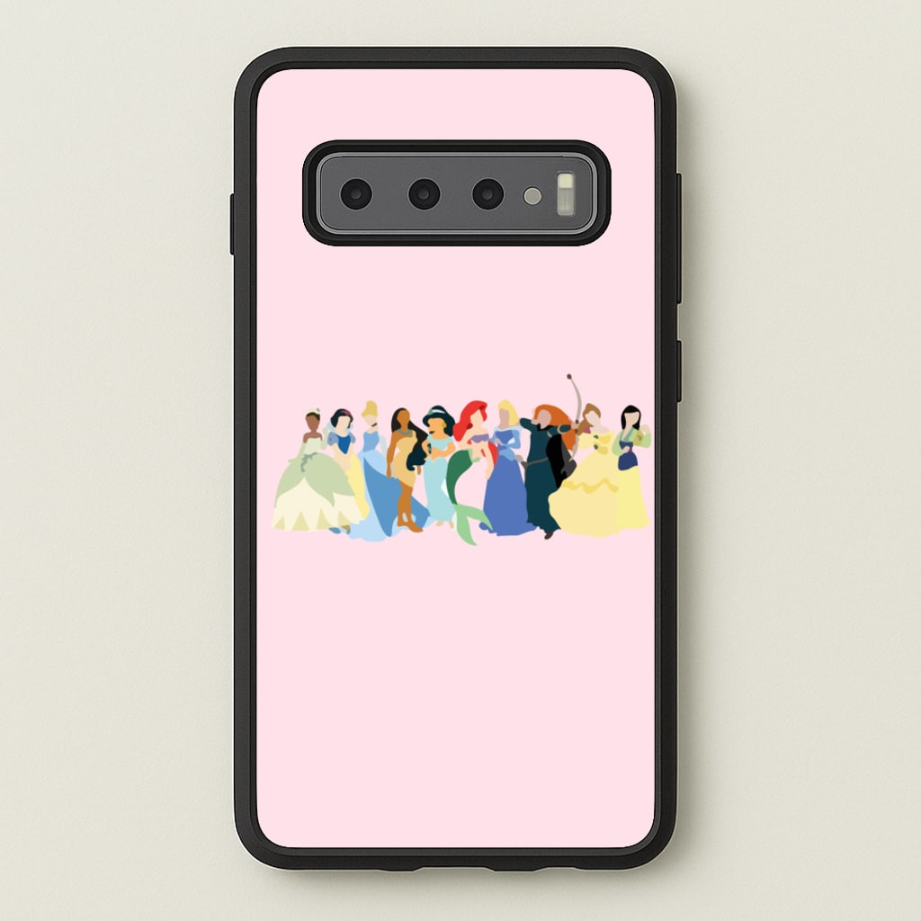 Fairytale Princesses Cast - Disney Phone Case for Galaxy S10