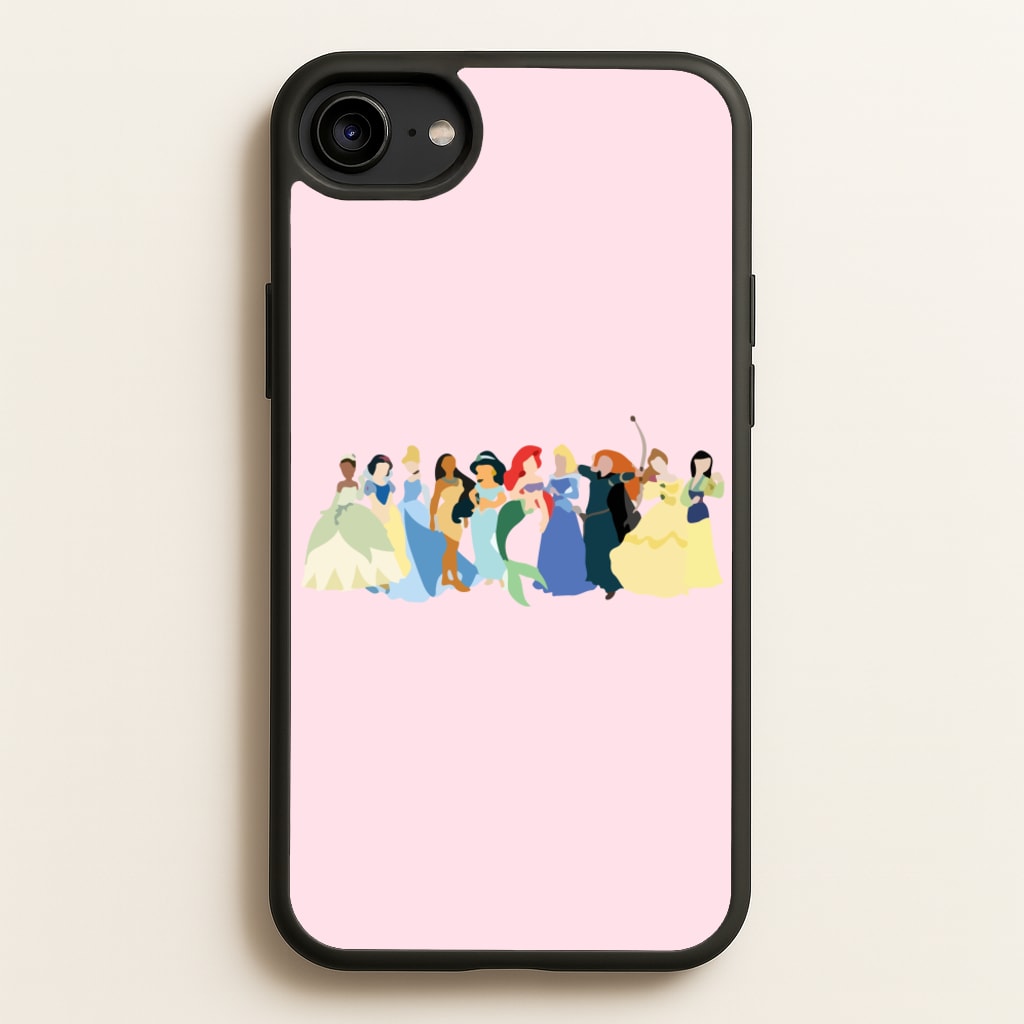 Fairytale Princesses Cast - Disney Phone Case for iPhone 6 / 7 / 8 / SE