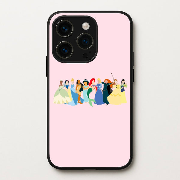 Fairytale Princesses Cast - Disney Phone Case for iPhone 14 Pro