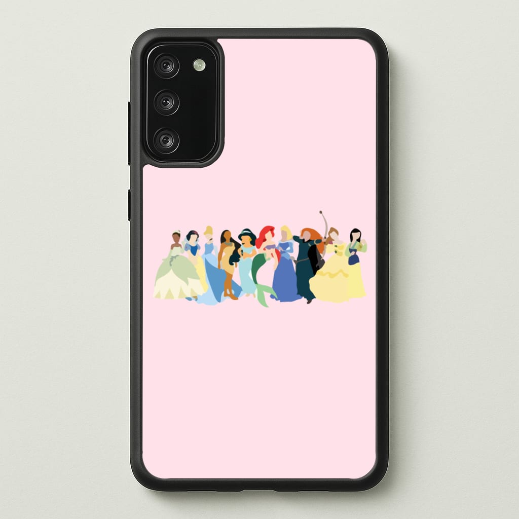 Fairytale Princesses Cast - Disney Phone Case for Galaxy S20