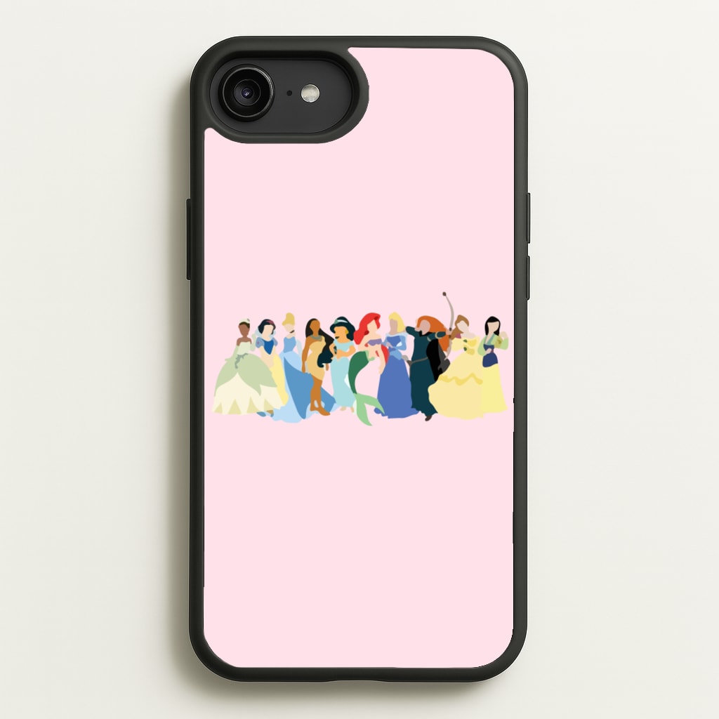 Fairytale Princesses Cast - Disney Phone Case for iPhone 6 Plus / 7 Plus / 8 Plus
