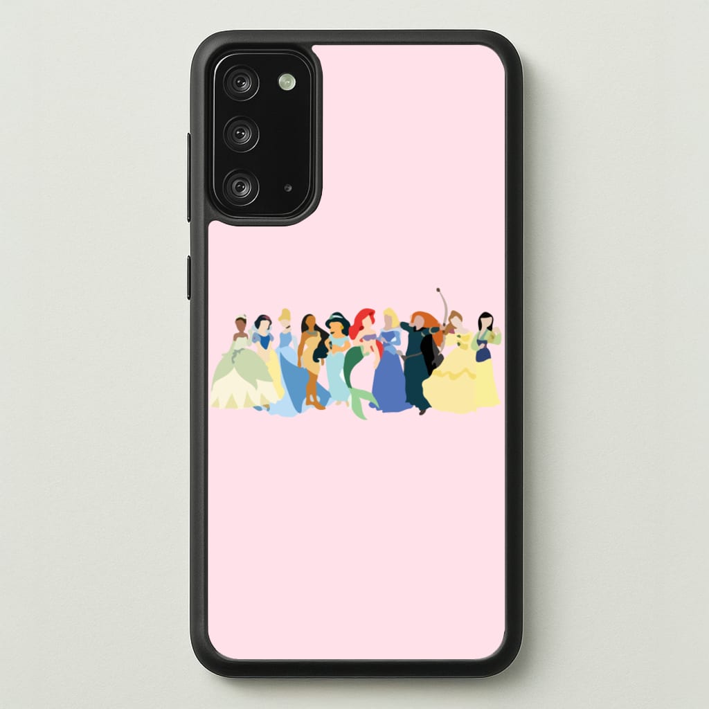 Fairytale Princesses Cast - Disney Phone Case for Galaxy Note 20