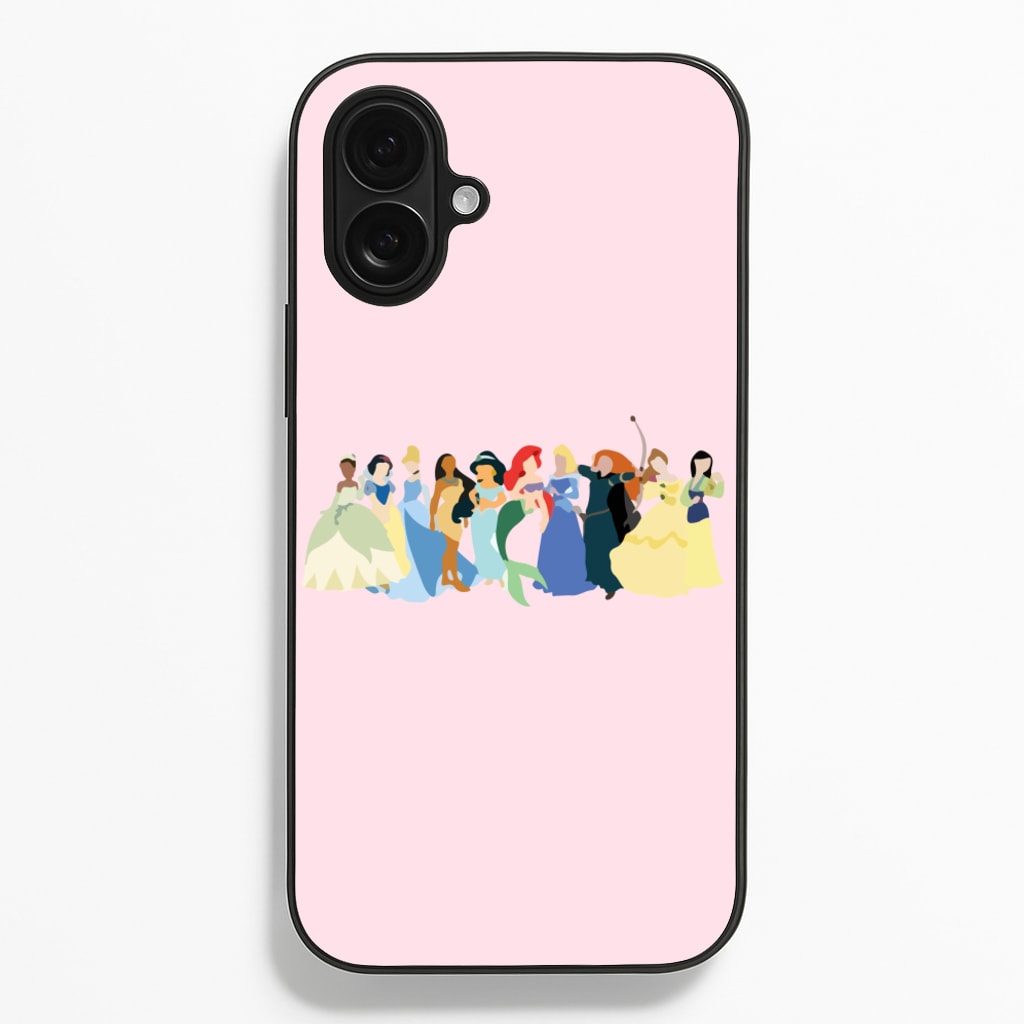 Fairytale Princesses Cast - Disney Phone Case for iPhone 16 Plus