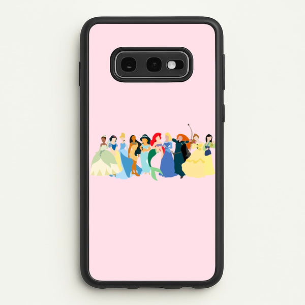 Fairytale Princesses Cast - Disney Phone Case for Galaxy S10e