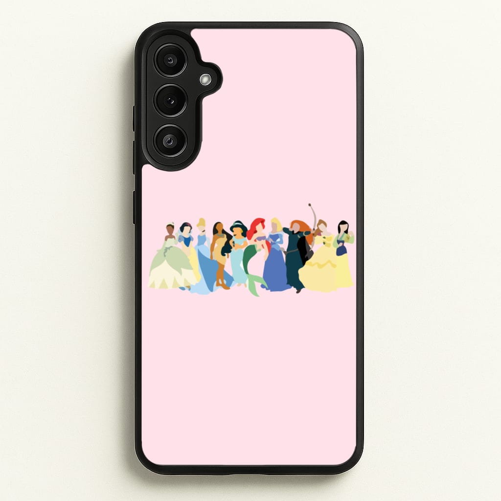 Fairytale Princesses Cast - Disney Phone Case for Galaxy A34
