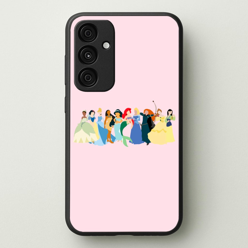Fairytale Princesses Cast - Disney Phone Case for Galaxy A35