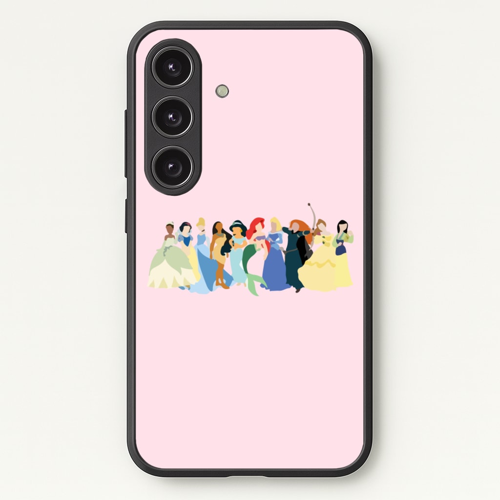 Fairytale Princesses Cast - Disney Phone Case for Galaxy S24FE