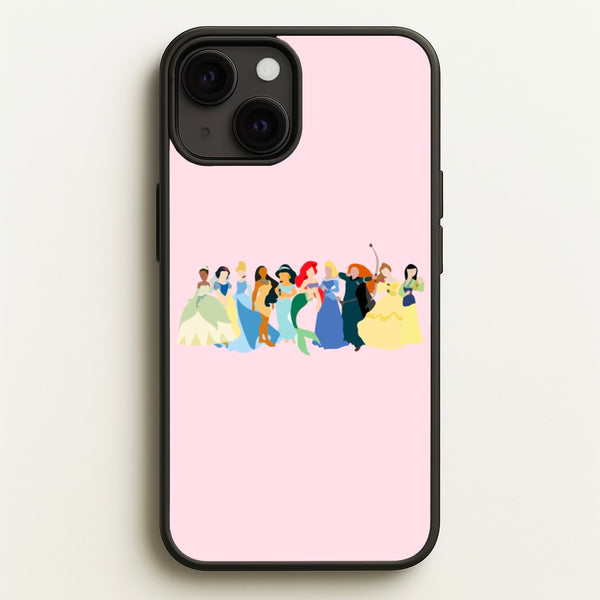 Fairytale Princesses Cast - Disney Phone Case for iPhone 13 Mini