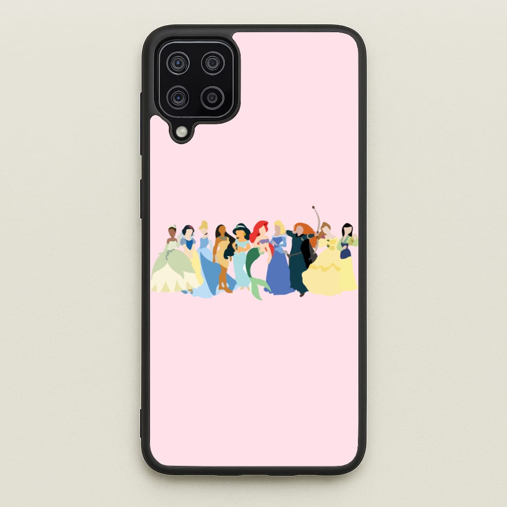 Fairytale Princesses Cast - Disney Phone Case for Galaxy A12