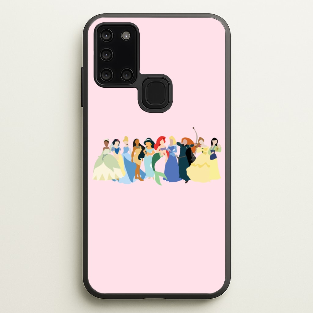 Fairytale Princesses Cast - Disney Phone Case for Galaxy A21s