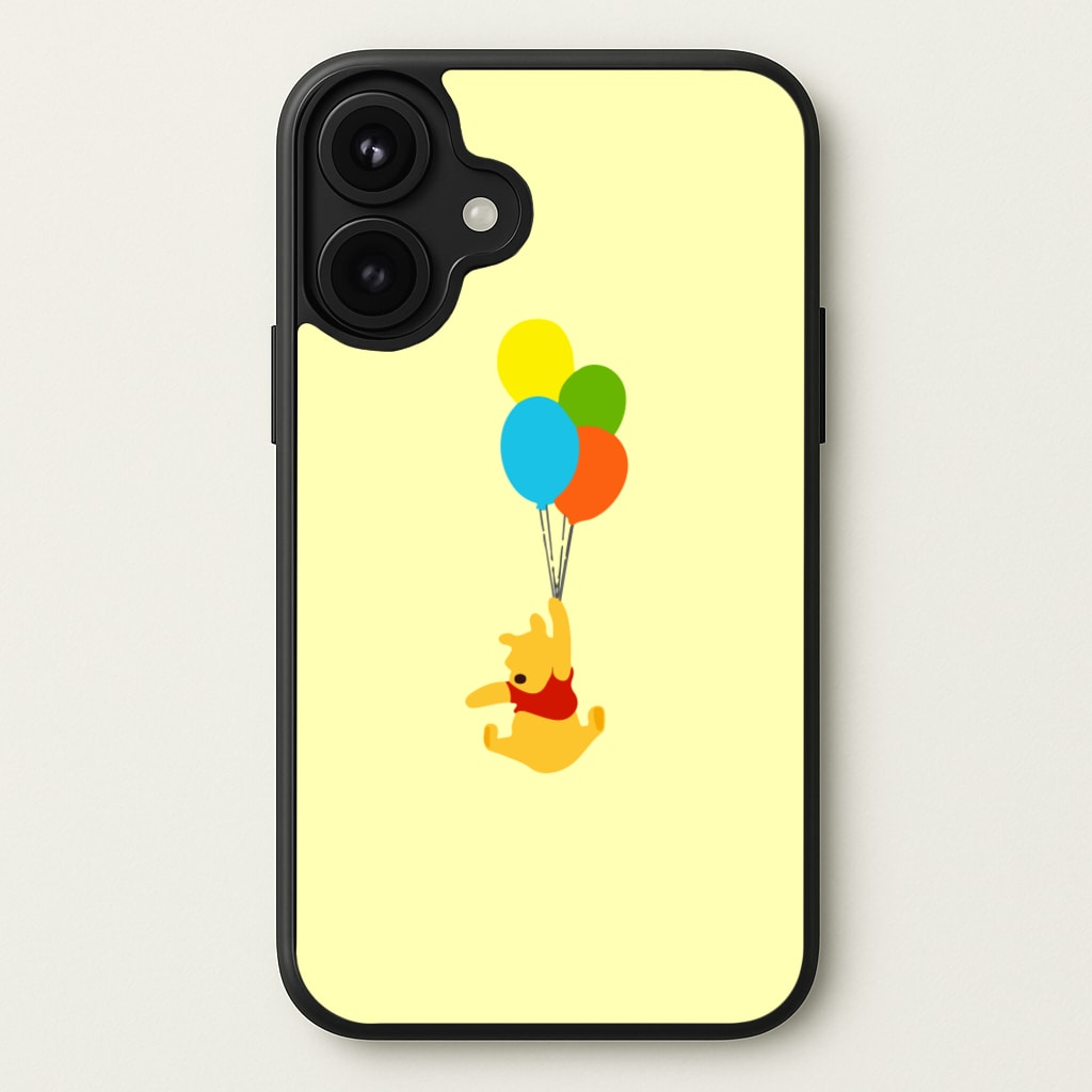Pooh On Balloons Phone Case for iPhone 17