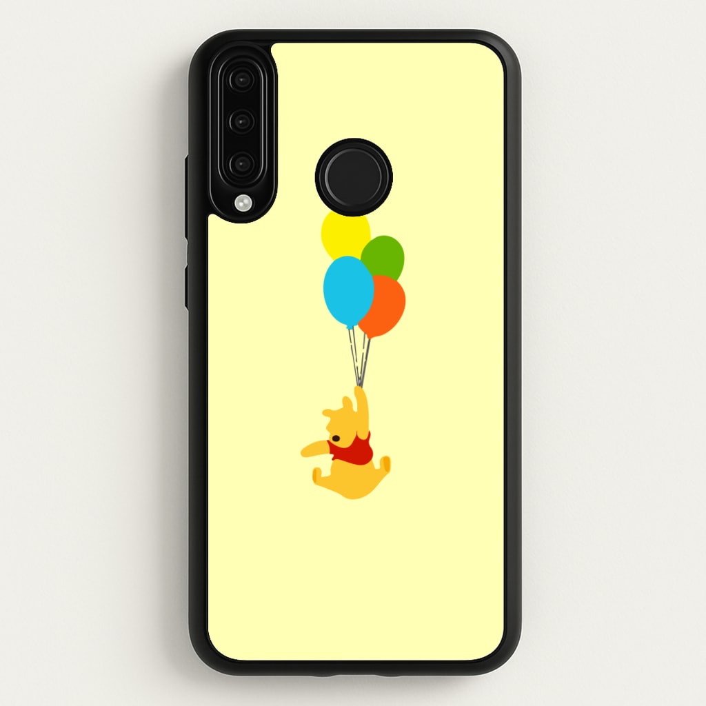 Pooh On Balloons - Disney Phone Case for Huawei P30 Lite