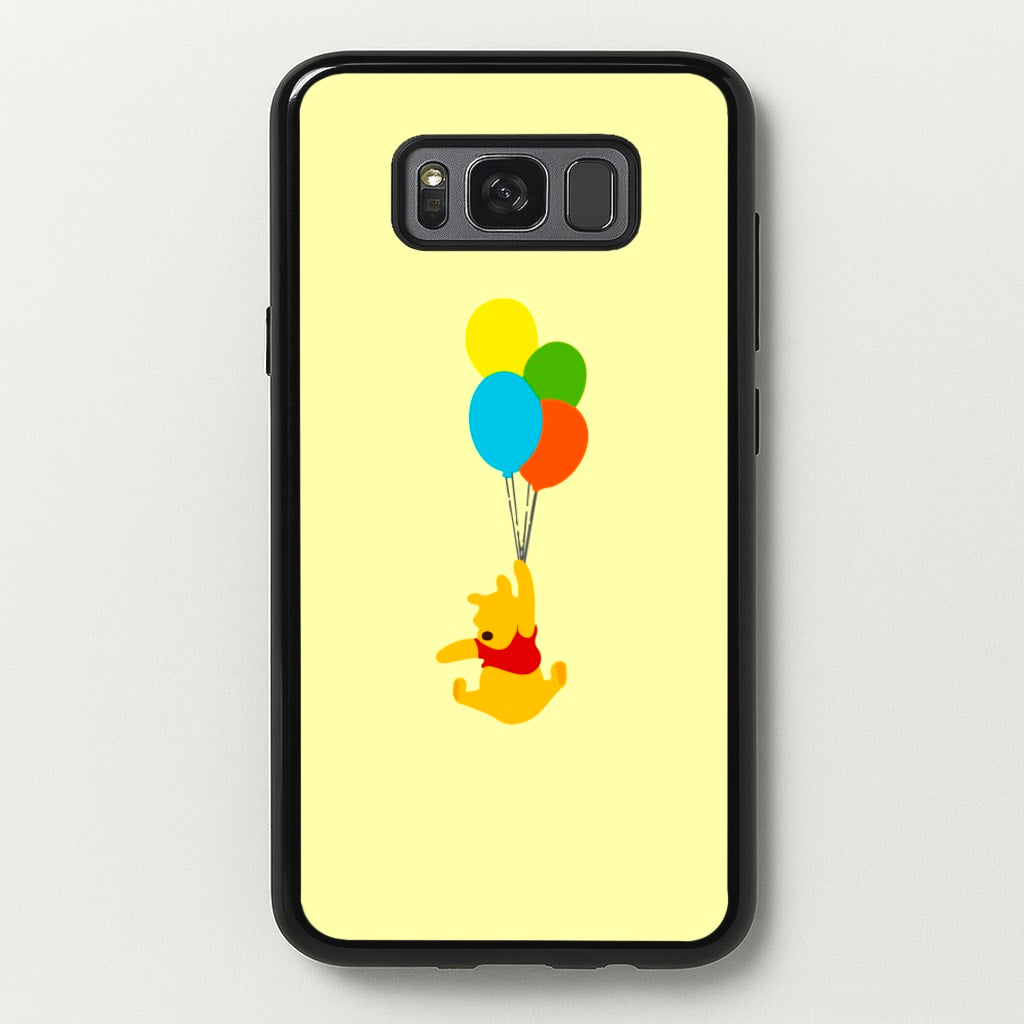 Pooh On Balloons - Disney Phone Case for Galaxy S8 Plus