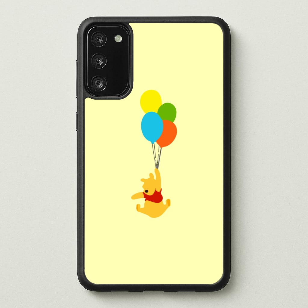 Pooh On Balloons - Disney Phone Case for Galaxy A41