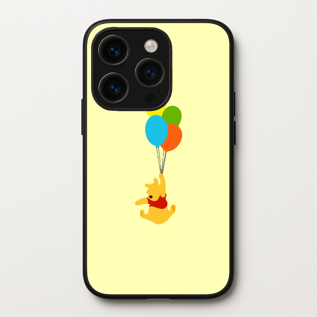 Pooh On Balloons - Disney Phone Case for iPhone 15 Pro Max