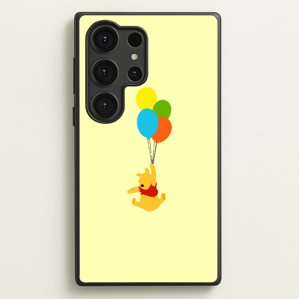 Pooh On Balloons - Disney Phone Case for Galaxy S25 Ultra