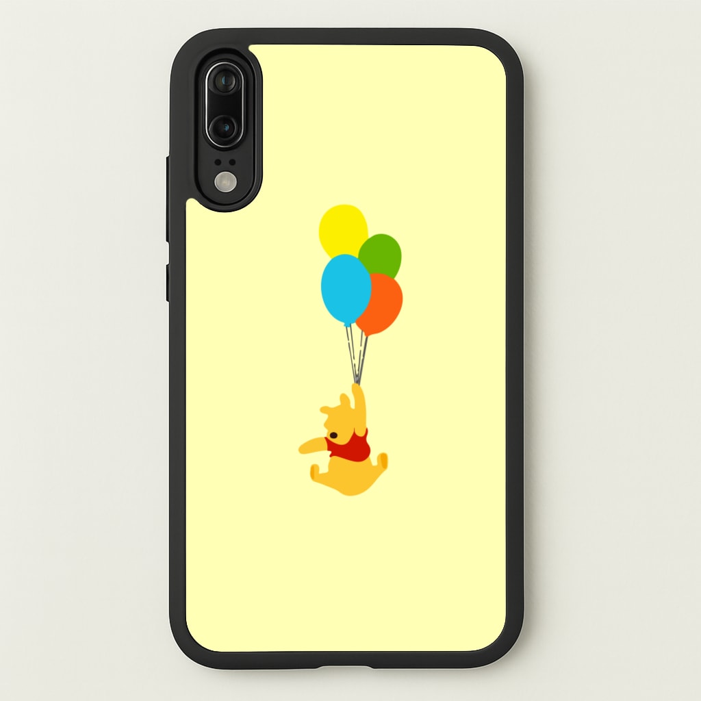 Pooh On Balloons - Disney Phone Case for Huawei P20