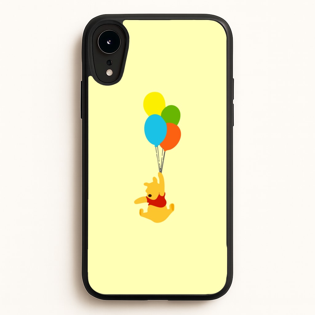 Pooh On Balloons - Disney Phone Case for iPhone XR