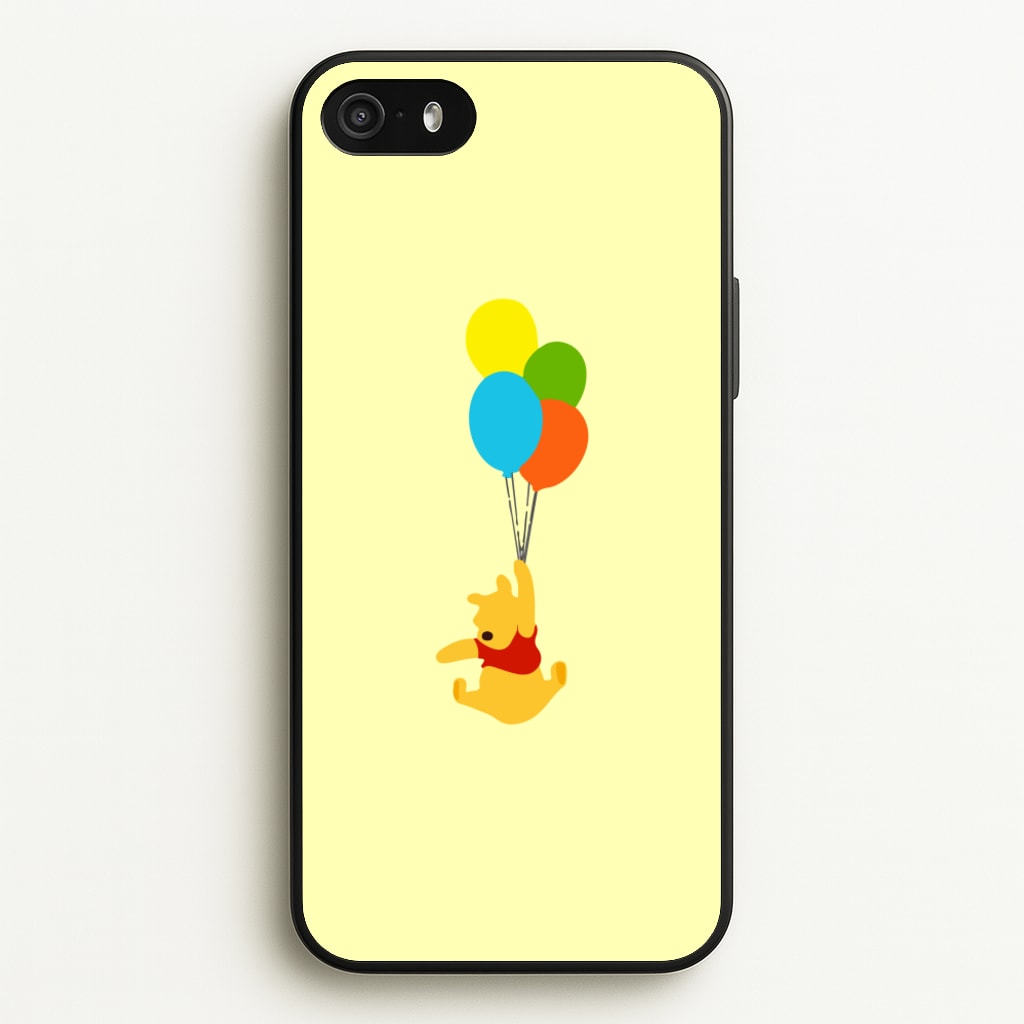 Pooh On Balloons - Disney Phone Case for iPhone 5 / 5s / SE 2016