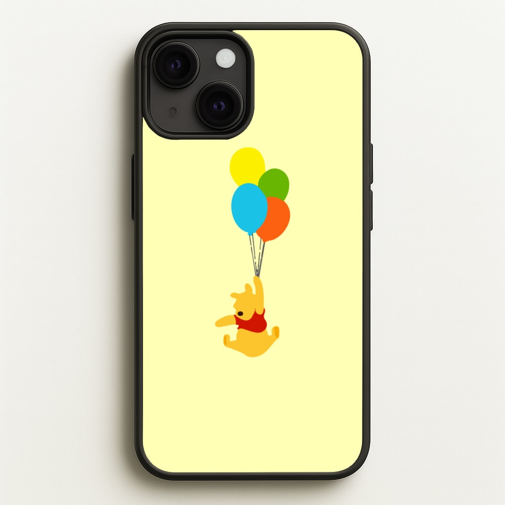 Pooh On Balloons - Disney Phone Case for iPhone 13 Mini
