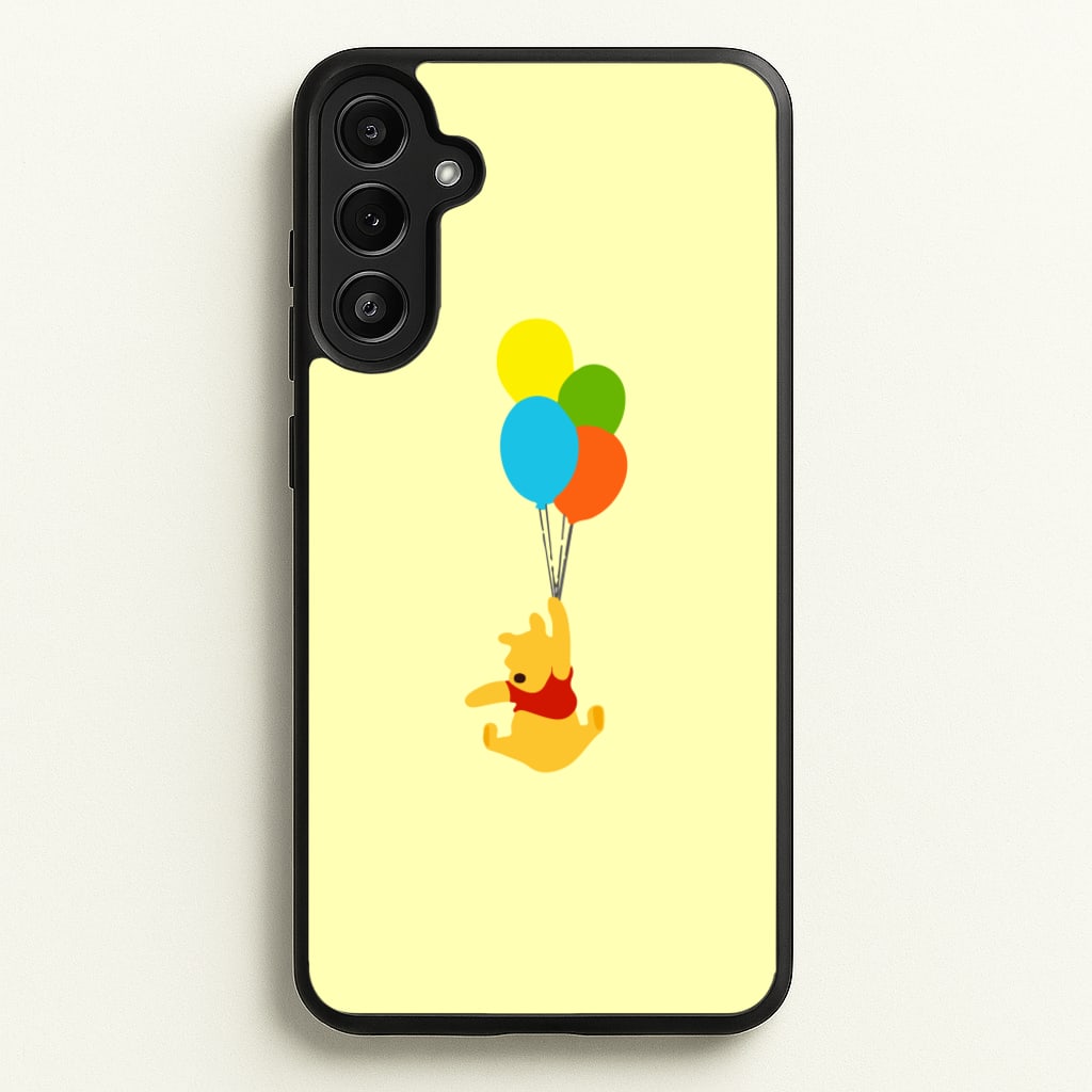 Pooh On Balloons - Disney Phone Case for Galaxy A36