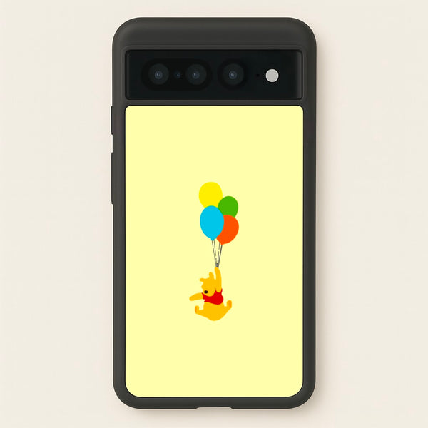 Pooh On Balloons - Disney Phone Case for Google Pixel 7 Pro