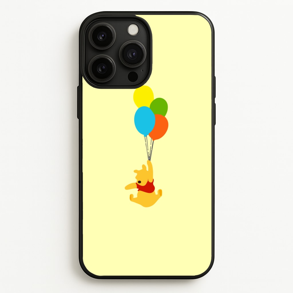 Pooh On Balloons - Disney Phone Case for iPhone 13 Pro Max