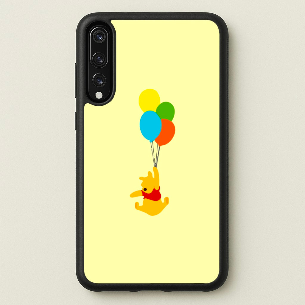 Pooh On Balloons - Disney Phone Case for Huawei P20 Pro