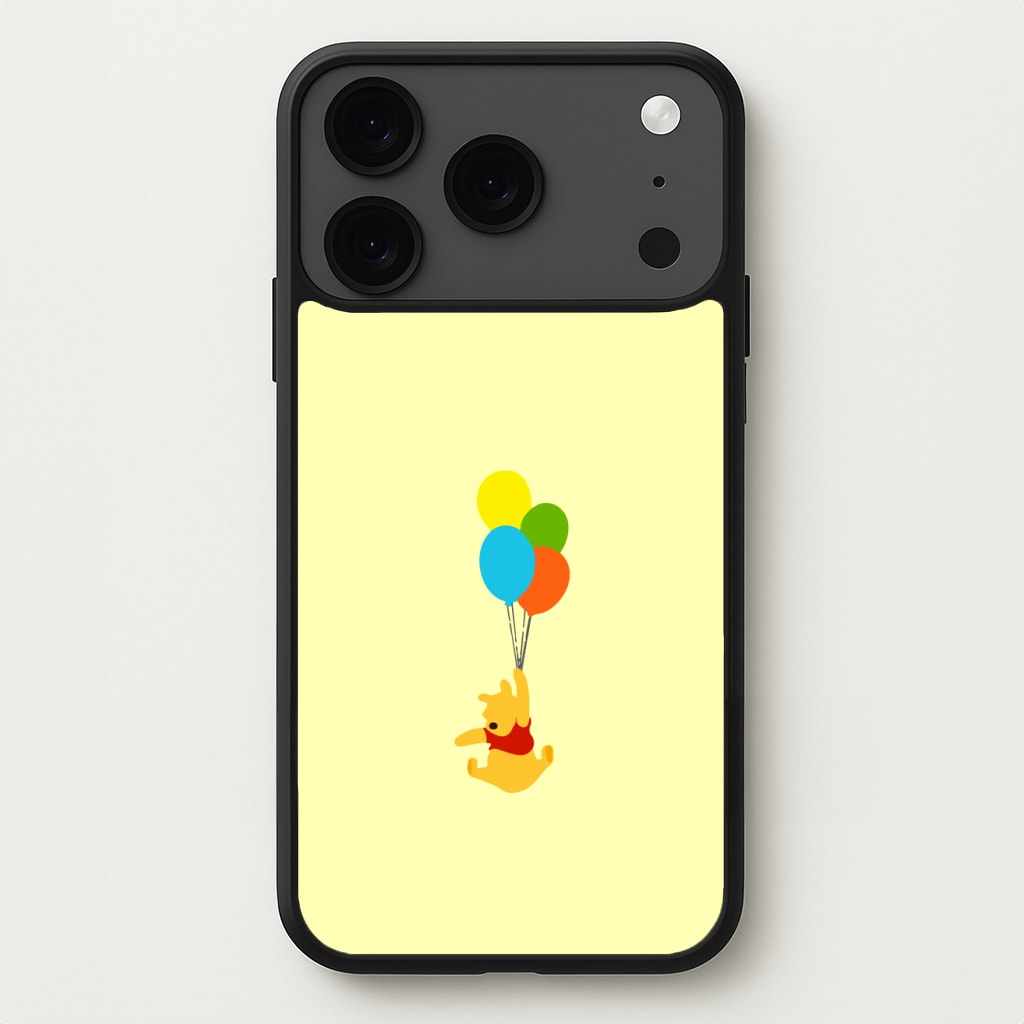 Pooh On Balloons Phone Case for iPhone 17 Pro