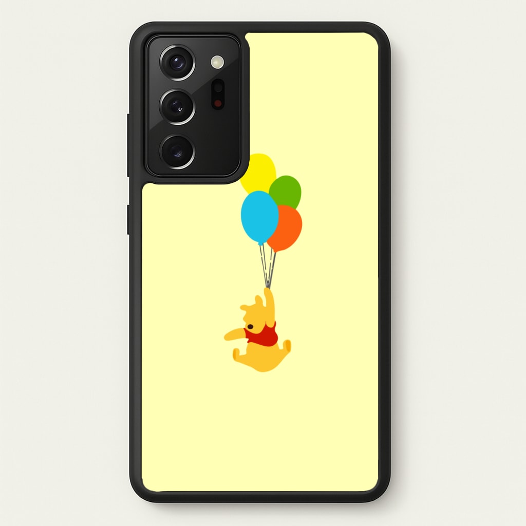 Pooh On Balloons - Disney Phone Case for Galaxy Note 20 Ultra