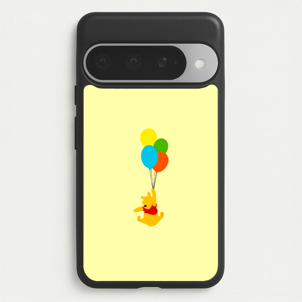 Pooh On Balloons Phone Case for Google Pixel 10 Pro XL