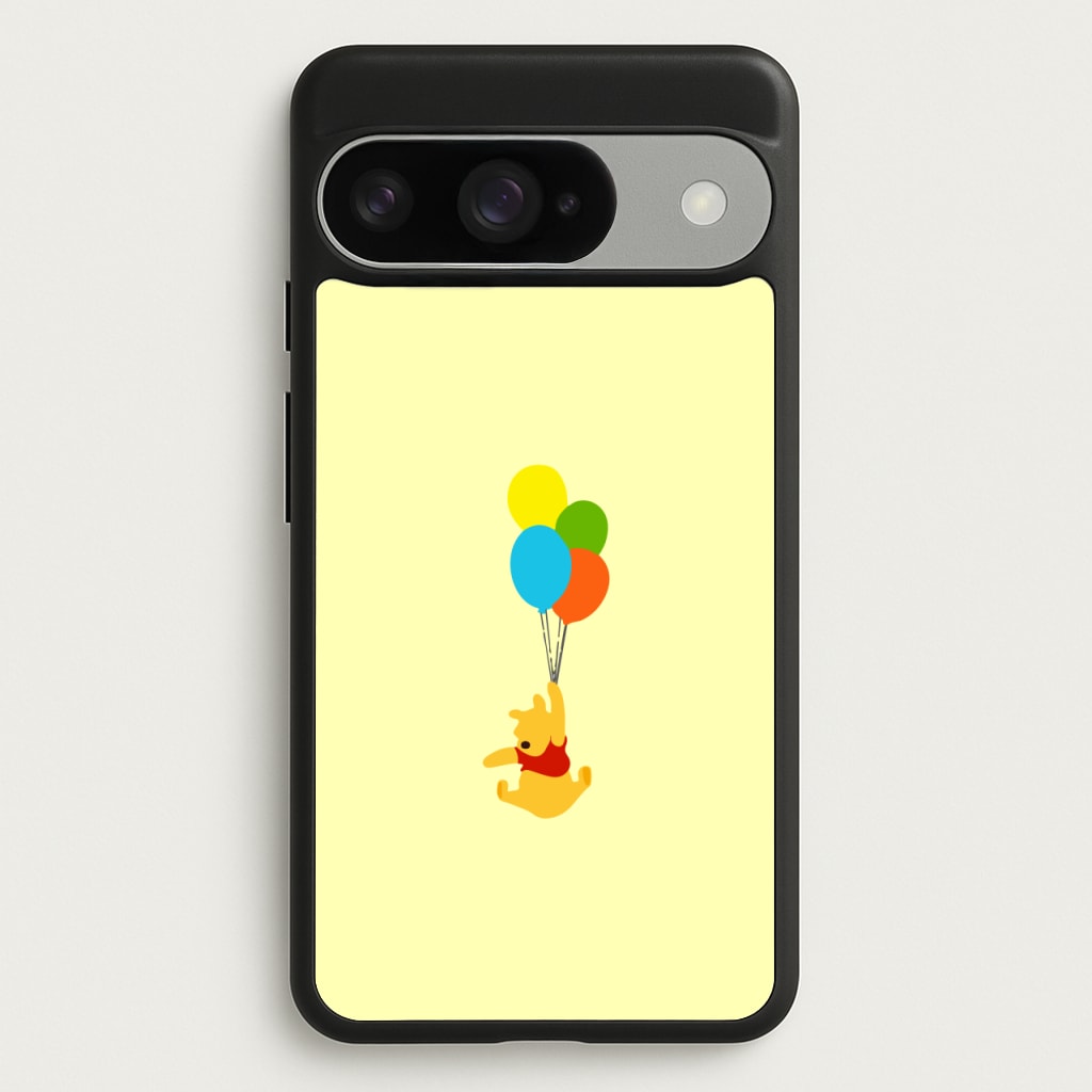 Pooh On Balloons Phone Case for Google Pixel 10 / 10 Pro