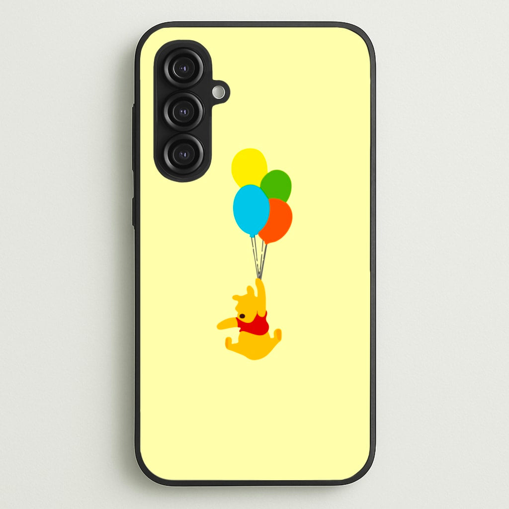 Pooh On Balloons - Disney Phone Case for Galaxy S23FE